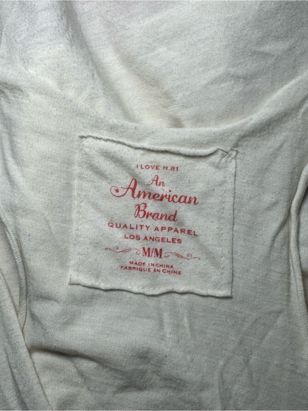 ‘Be Yourself’ Matryoshka Tank Top - Cream with Red & Gold - Picture 4 of 4